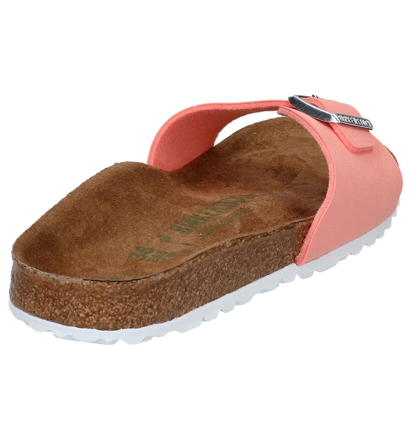 Birkenstock Madrid Birko-Flor Nu-pieds en Blanc pour femmes (338044)