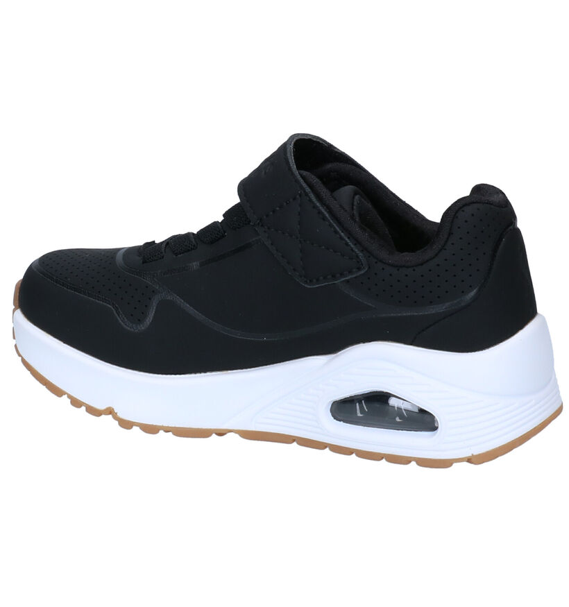 Skechers Uno Air Blitz Zwarte Sneakers voor jongens, meisjes (326455)