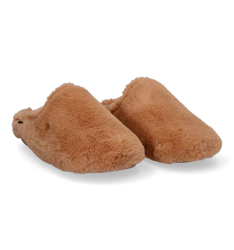Scapa Pantoufles ouvertes en Taupe pour femmes (317044)