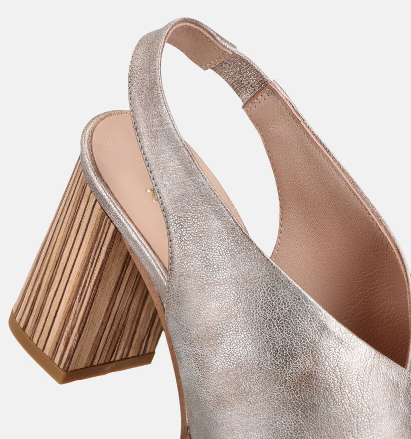 Zinda Gouden Peeptoe Pumps voor dames (373651)