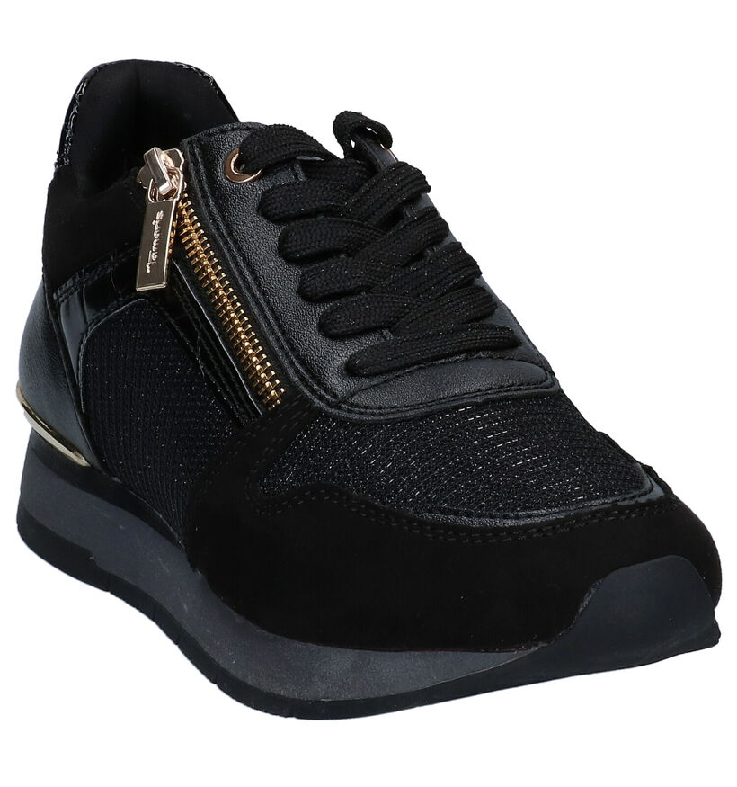 Tamaris Zwarte Sneakers in kunstleer (280741)