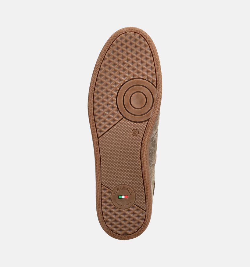 NeroGiardini Chaussures plates en Marron pour hommes (382166) - pour semelles orthop&eacute;diques