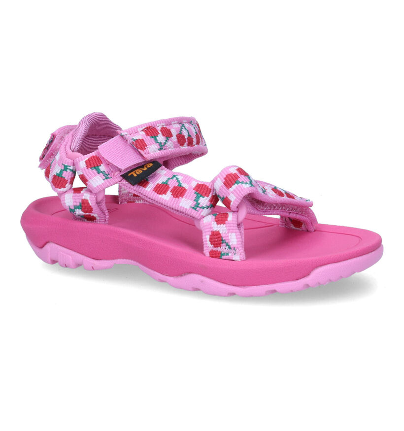 Teva Hurricane Zwarte Sandalen in stof (286805)