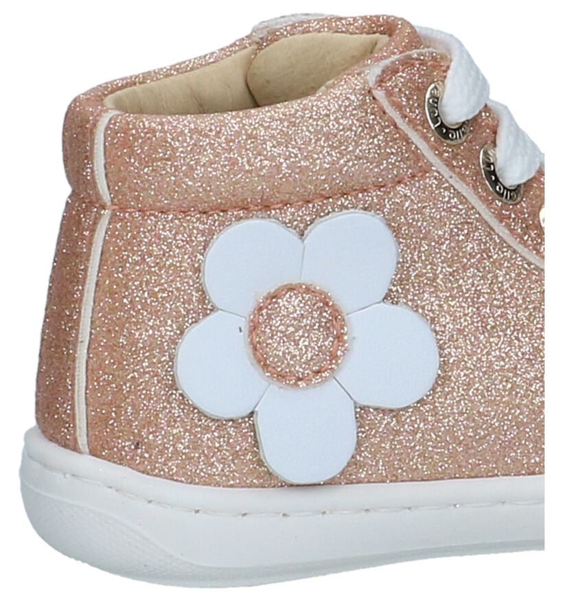 Lunella Chaussures pour bébé  en Or rose en textile (238969)