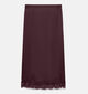 Vero Moda Ginny Lace Jupe mi-longue en Bordeaux pour femmes (374973)