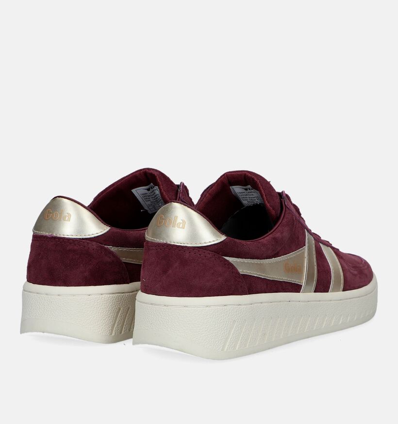 Gola Grandslam Pearl Bordeaux Sneakers voor dames (339454) - geschikt voor steunzolen