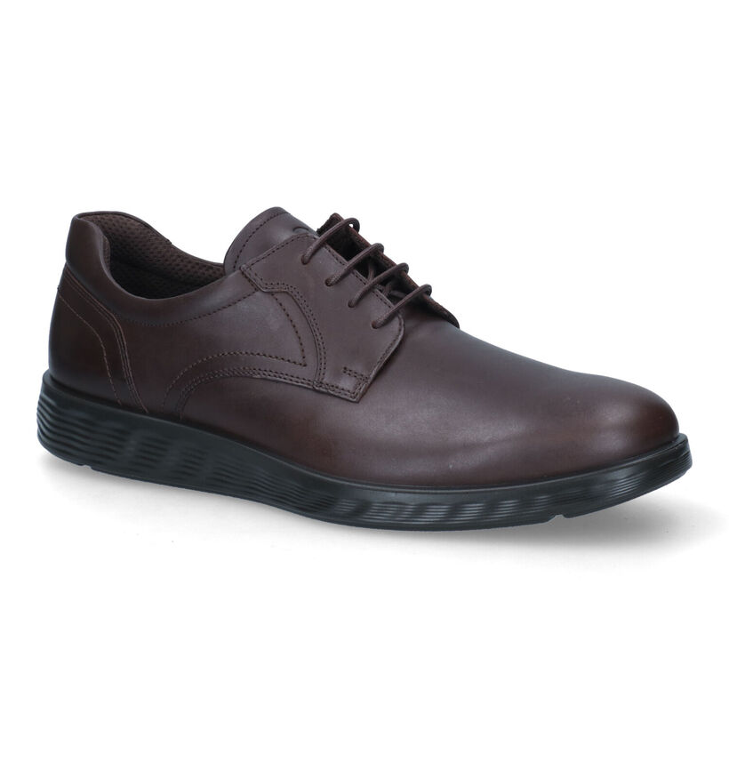 ECCO Lite Hybrid Chaussures à lacets en Noir pour hommes (336828) - pour semelles orthopédiques
