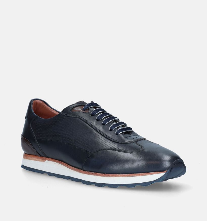 Ambiorix Icarius Blauwe Veterschoenen voor heren (327720) - geschikt voor steunzolen