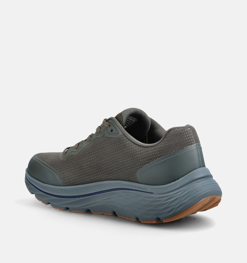 Skechers Go Run Consistens 3 Baskets basses en Vert kaki pour hommes (378017)