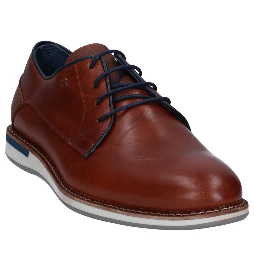 Bullboxer Chaussures habillées en Cognac en cuir (260614)