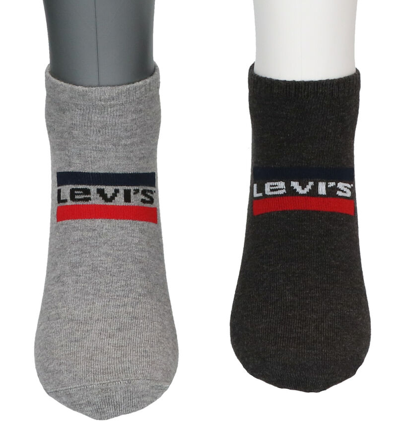 Levi's Zwarte Enkelsokken - 2 Paar (270417)
