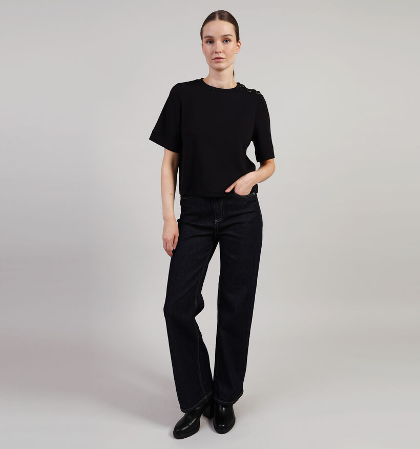 Vero Moda Freya T-shirt en Noir pour femmes (366406)