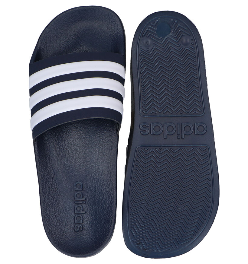 adidas Adilette Claquettes de piscine en Bleu en synthétique (290820)