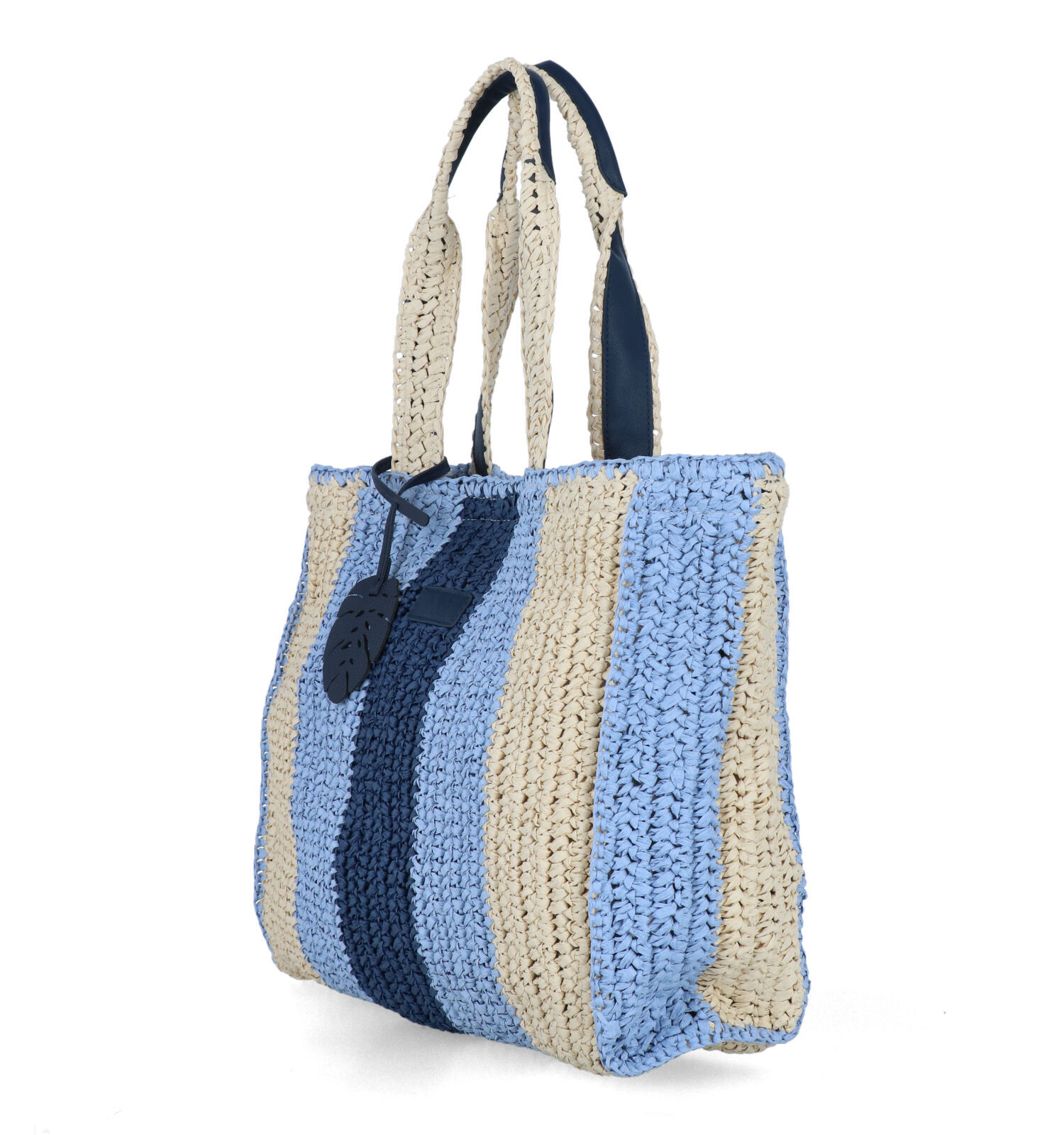 Xti Blauwe Gevlochten Shopper Dames Shoppers Online op TORFS.BE