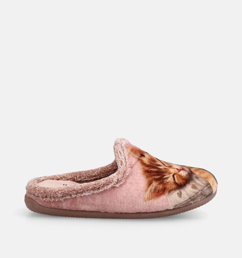 Milo & Mila Cats Lichtroze/Beige Pantoffels voor meisjes (381134)