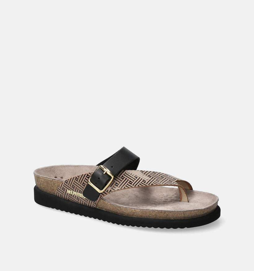 Mephisto Helen Zwarte Slippers voor dames (369944)