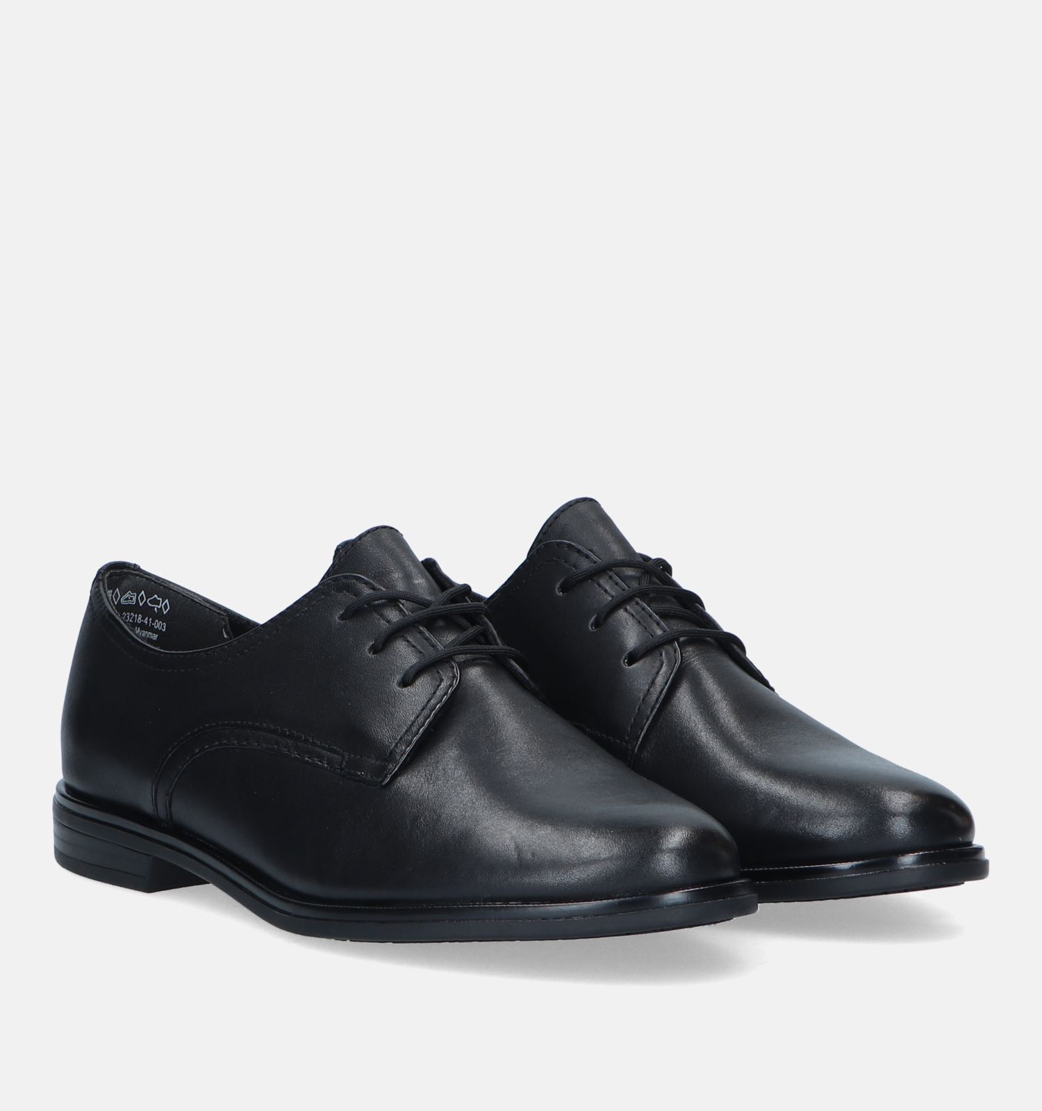 Tamaris Chaussures lacets Oxford en Noir Femmes Chaussures