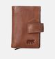 Bear Design Porte-monnaies zipp&eacute; en Cognac pour femmes, hommes (382143)