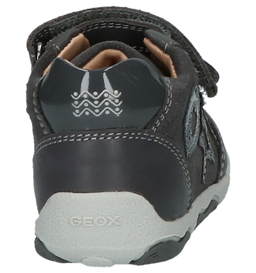 Geox Chaussures hautes en Gris foncé en cuir (200279)