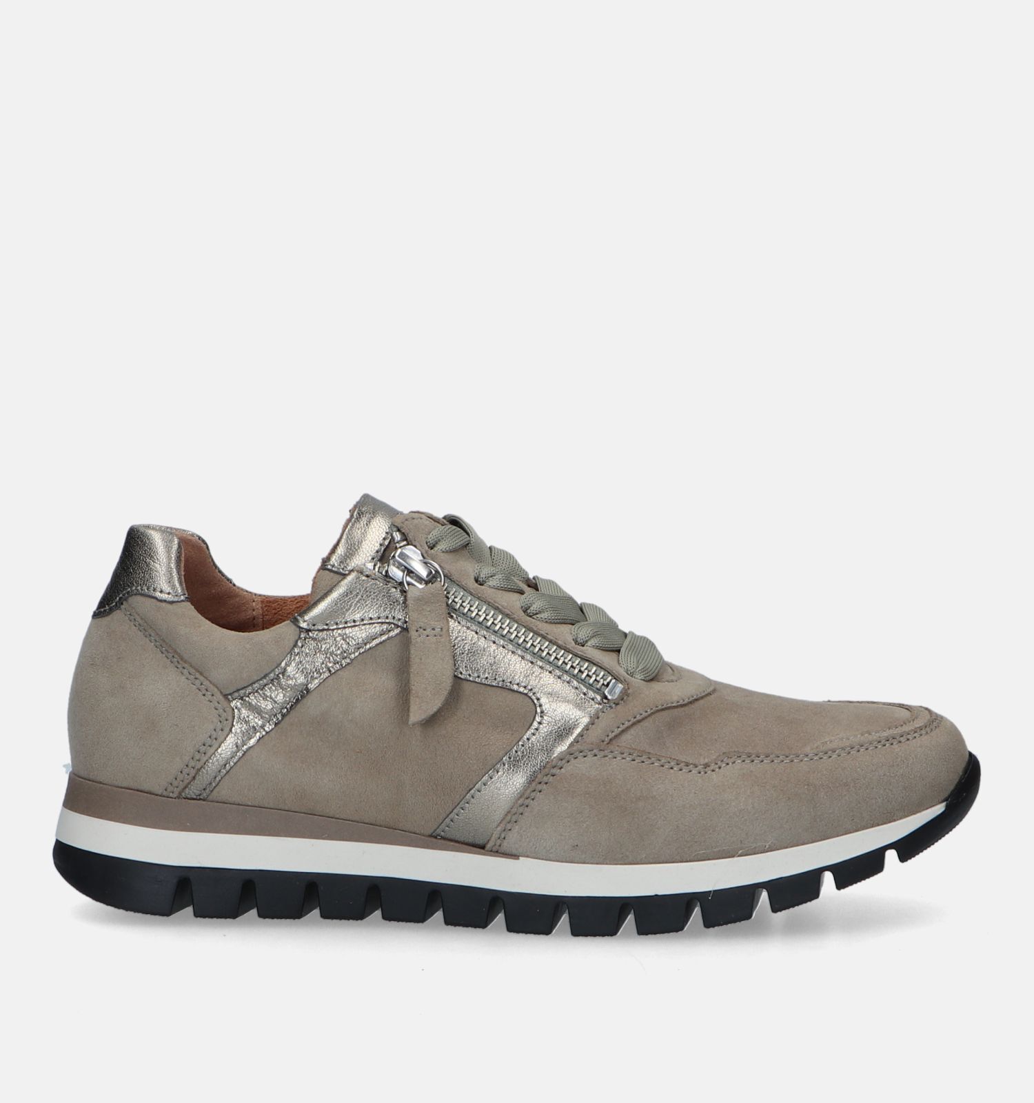 Gabor OptiFit Kaki Sneakers Dames Sneakers Online op TORFS.BE
