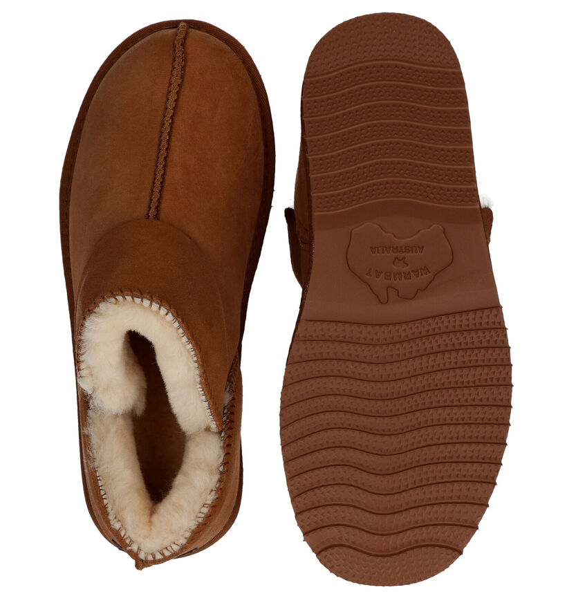 Warmbat Willow Beige Hoge Pantoffels voor dames (346224)