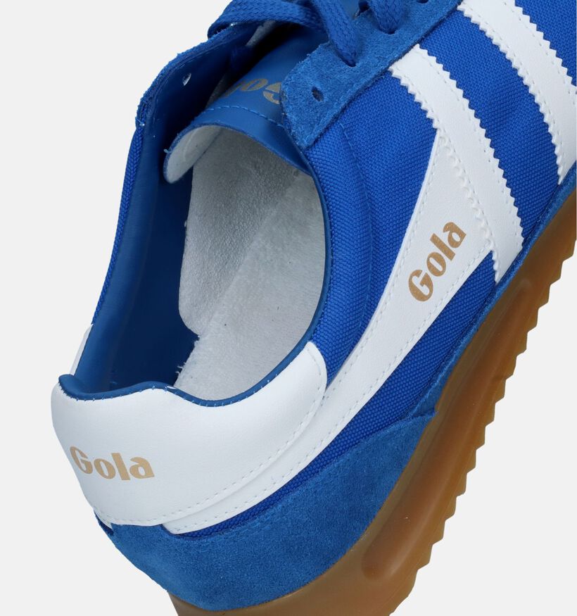 Gola Tornado Baskets en Bleu pour hommes (336349) - pour semelles orthopédiques