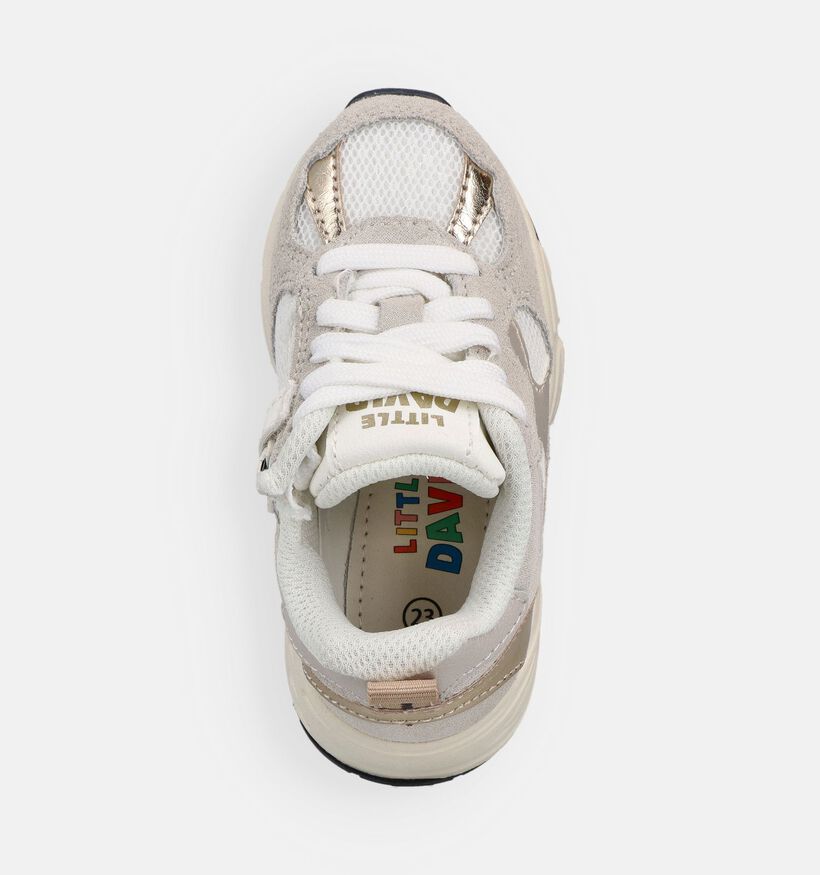 Little David Beige Sneakers voor meisjes (370831) - geschikt voor steunzolen