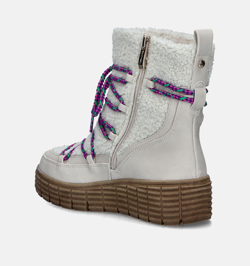 Tamaris Bottines Fourrées en Beige pour femmes (346646) - pour semelles orthopédiques