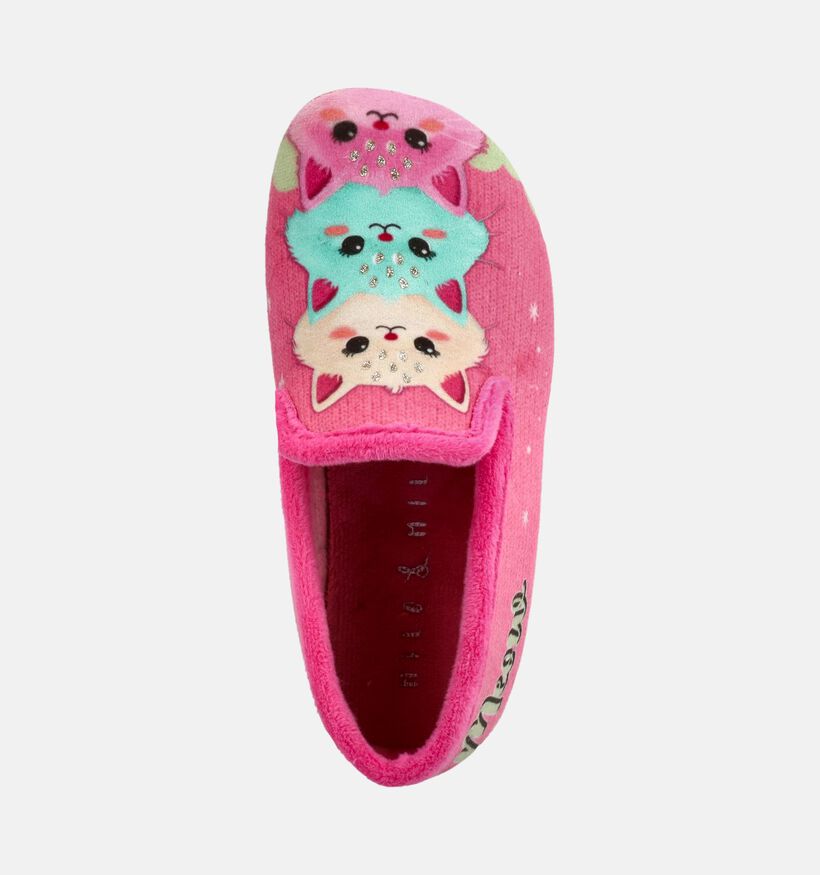 Milo & Mila Meow Roze Pantoffels voor meisjes (381133)