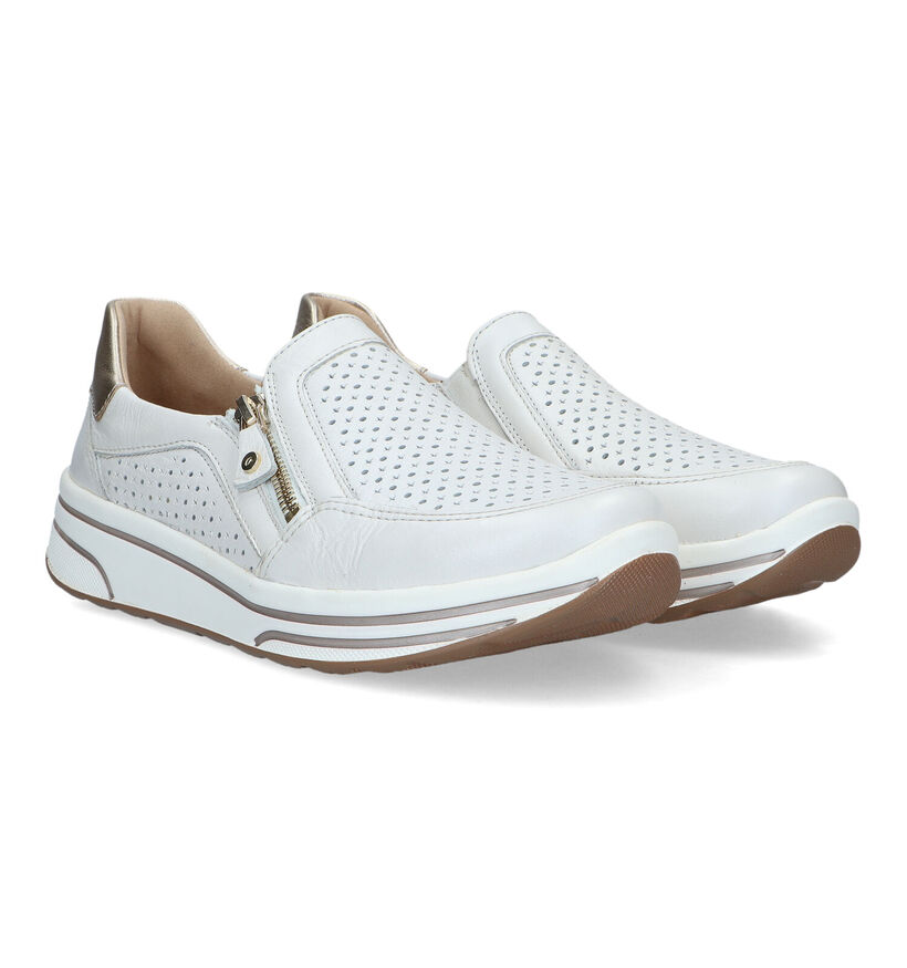 Ara Sapporo 2.0 Chaussures sans lacets en Blanc pour femmes (321901) - pour semelles orthopédiques