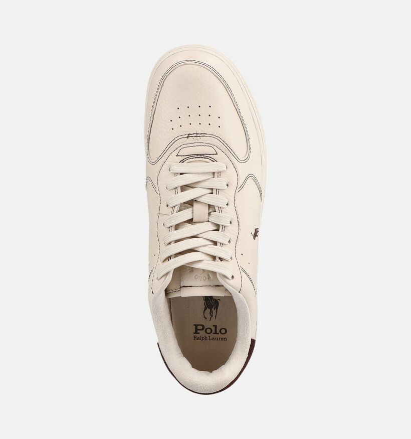 Polo Ralph Lauren Masters Ecru Sneakers voor heren (377253) - geschikt voor steunzolen