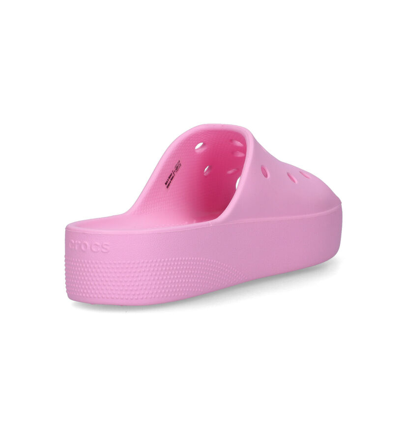 Crocs Classic Platform Roze Slippers voor dames (322211)