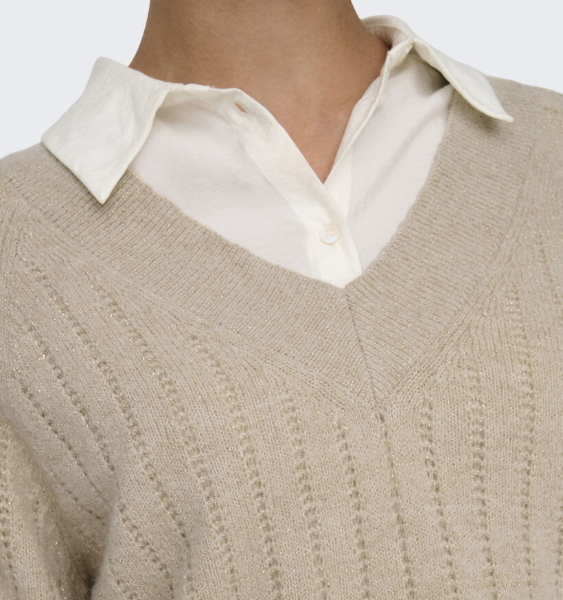 JDY Aspen Zwarte Trui met V-hals voor dames (348698)