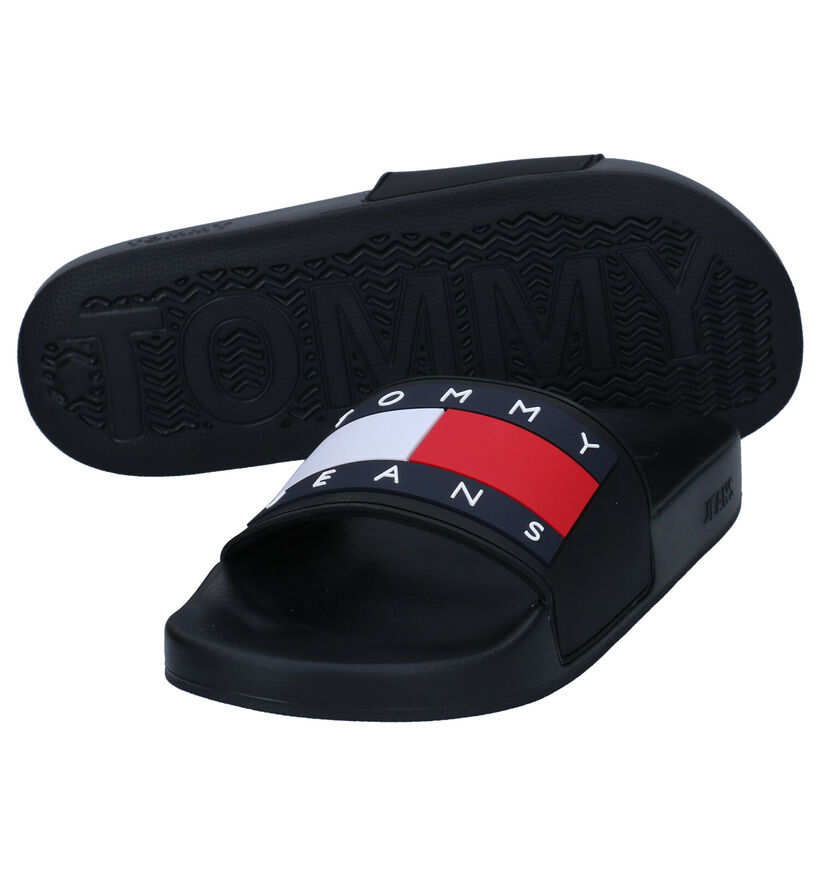 Tommy Hilfiger Blauwe Badslippers in kunststof (285341)