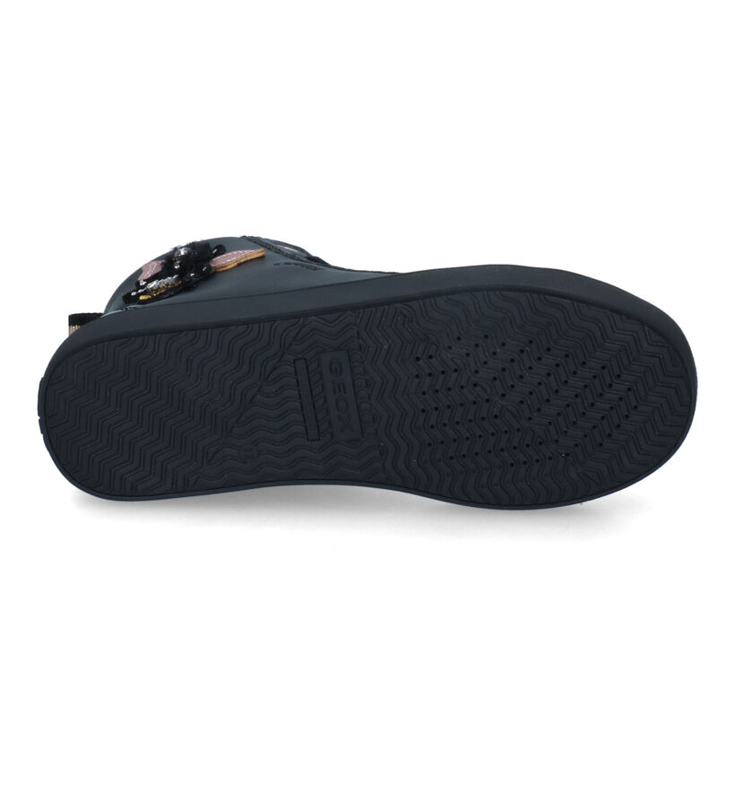 Geox Kathe Zwarte Sneakers in kunstleer (317653)