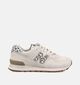New Balance 574 Baskets sportives en Beige pour femmes (374988) - pour semelles orthop&eacute;diques
