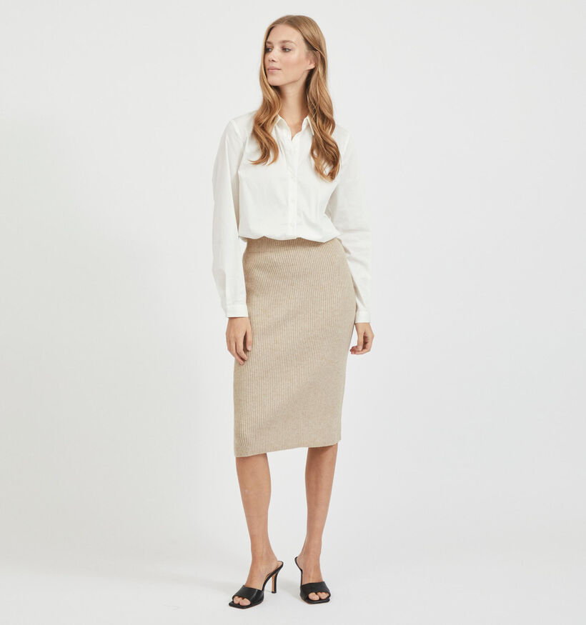 Vila Ril Beige Pencil skirt voor dames (328868)