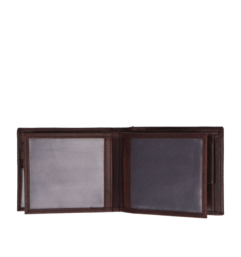 Euro-Leather Bruine Portefeuille voor heren (353553)