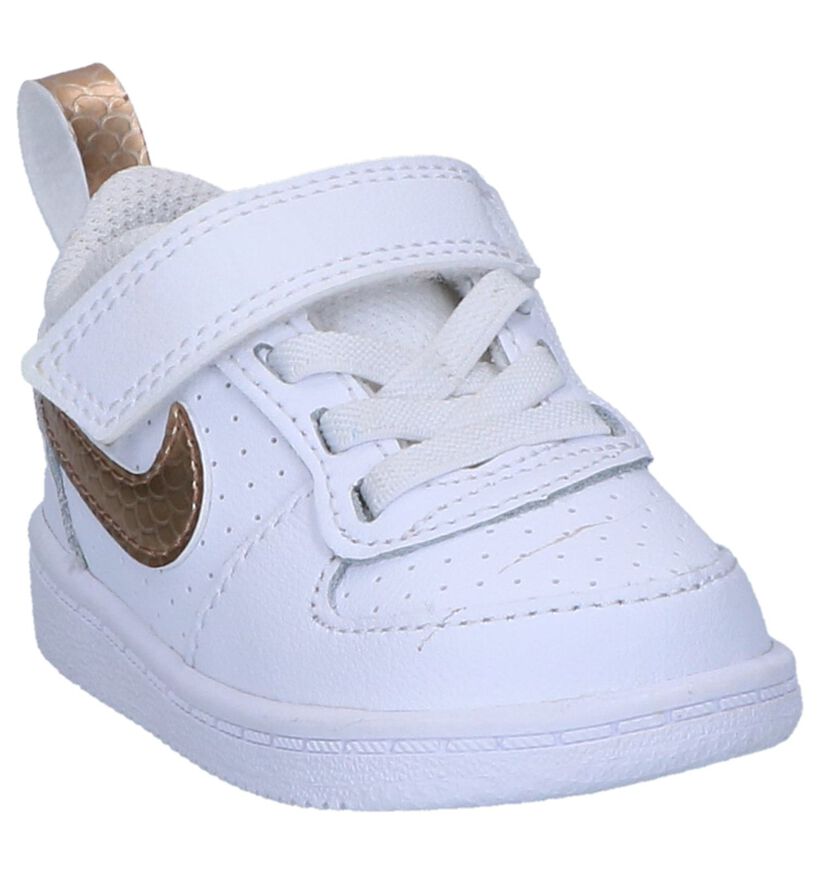 Witte Babysneakers Nike Court Borough , , pdp
