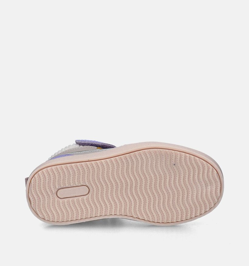 Milo & Mila Paarse Hoge sneakers voor meisjes (346937)