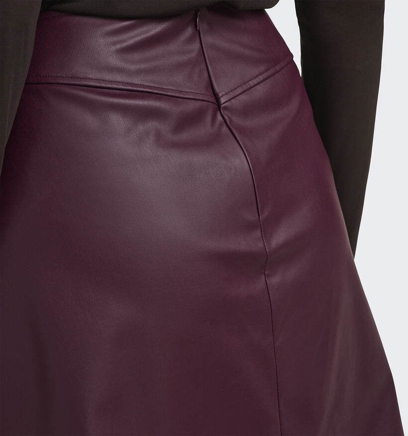 ONLY Carmakoma Bitten Bordeaux Mini-Rok voor dames (378388)