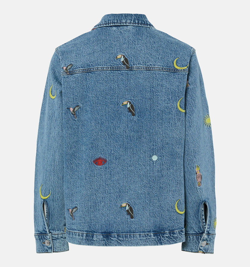 Pieces Jidi Manteau court en Bleu pour femmes (362261)