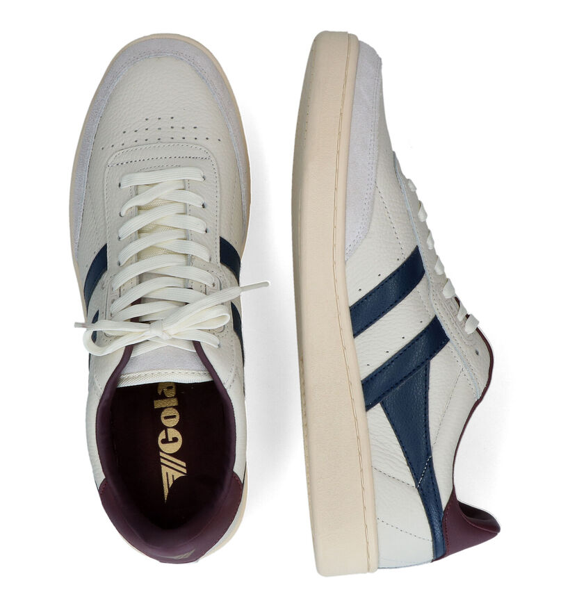 Gola Contact Ecru Sneakers voor heren (325100) - geschikt voor steunzolen