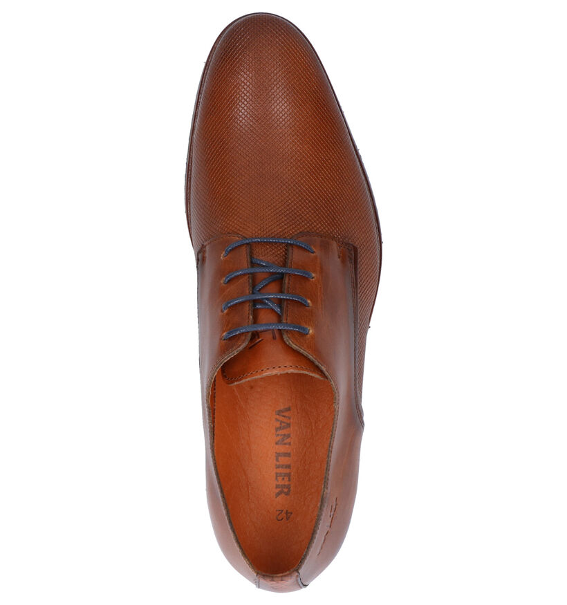Van Lier Chaussures habillées en Cognac en cuir (261899)