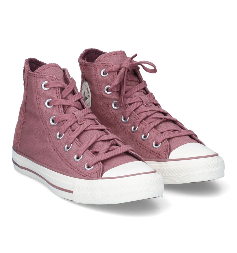 Convers Chuck Taylor AS Cozy Utility Baskets en Ecru pour femmes (317420)