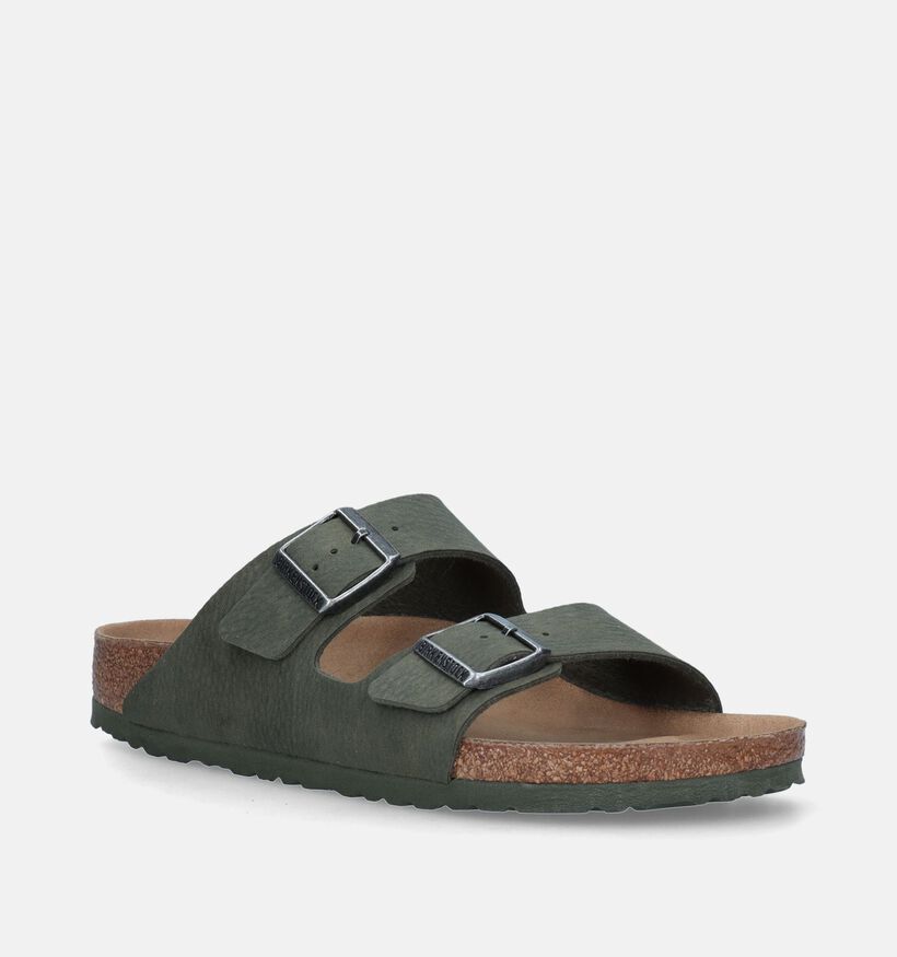 Birkenstock Arizona Nu-pieds en Noir pour hommes (213368)