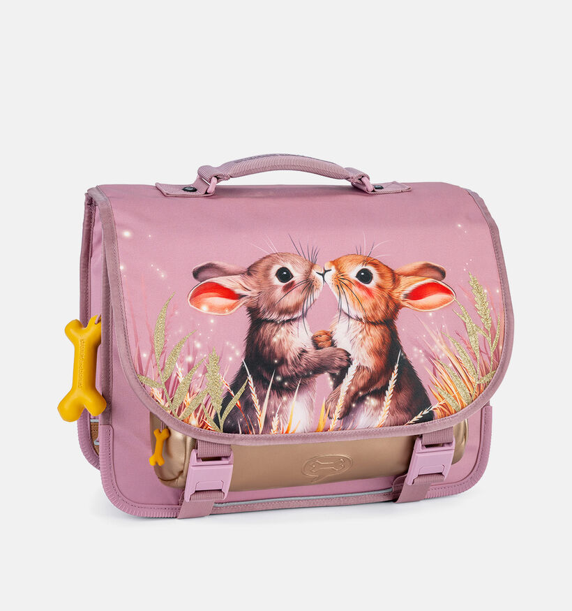 STONES and BONES Twilight Bunnies Cartable en Rose pour filles (377429)