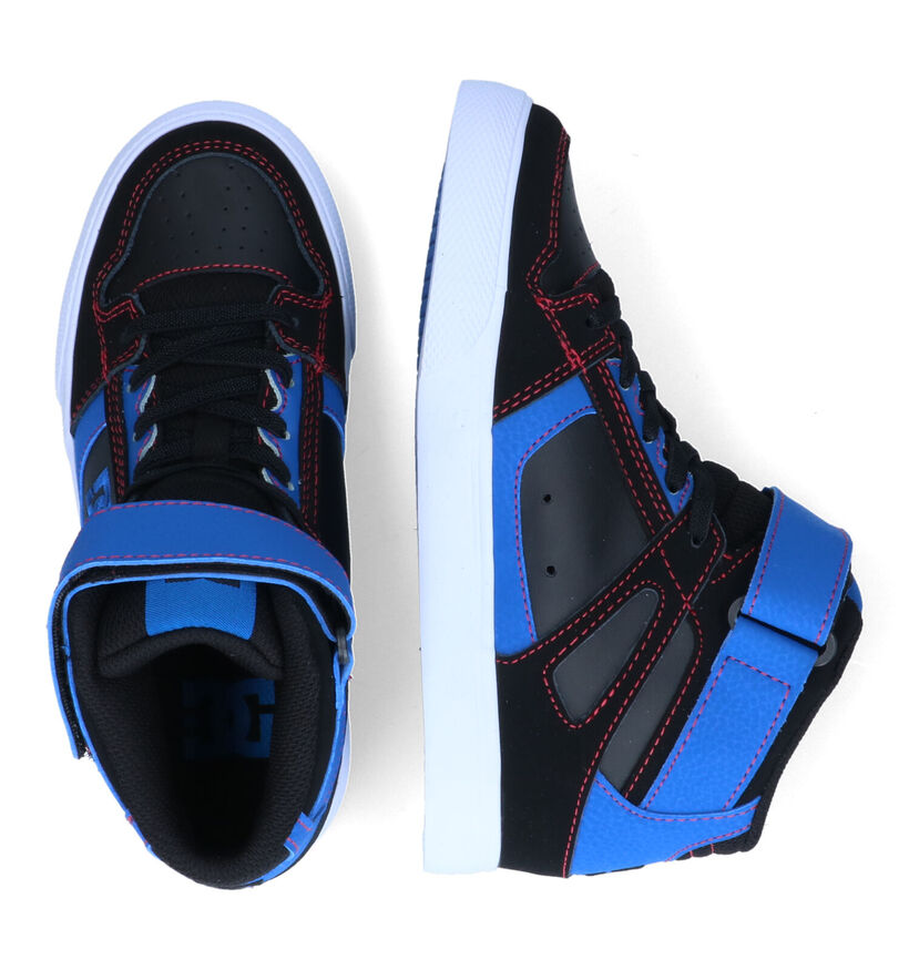 DC Shoes Pure High Top Blauwe Sneakers voor jongens (334931)