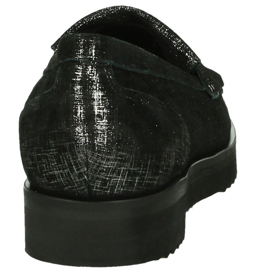 Hampton Bays Grijs Metallic Instapper met Kiltie in nubuck (182948)