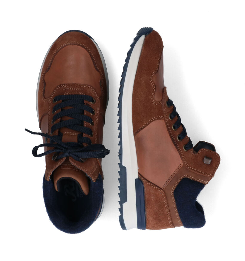 Rieker Chaussures hautes en Cognac pour hommes (297834) - pour semelles orthopédiques